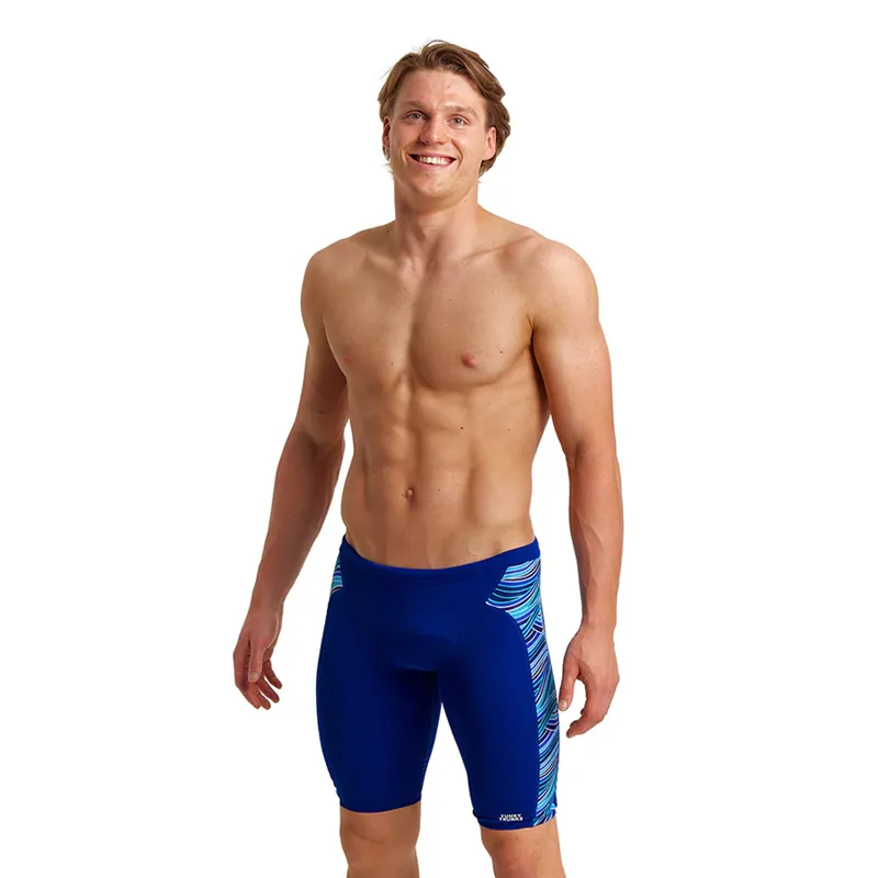 Funky Trunks Men's Eco Training Swim Jammers So Swell-2